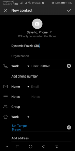 DypS1QR Softone ERP addon - Add contact on smartphone