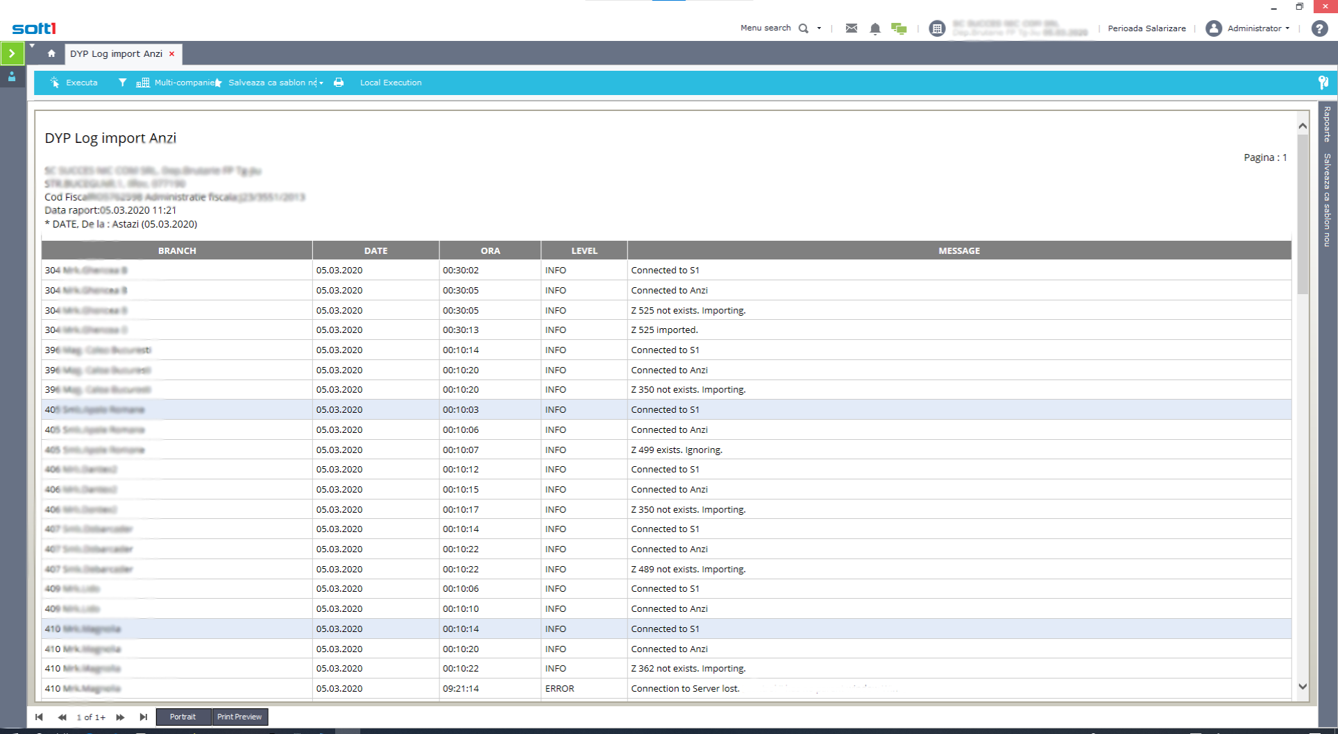 Softone ERP addon - Automatically import Z from Anzi to Softone