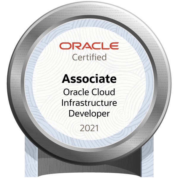 Oracle Cloud Infrastructure Developer 2021 Associate
